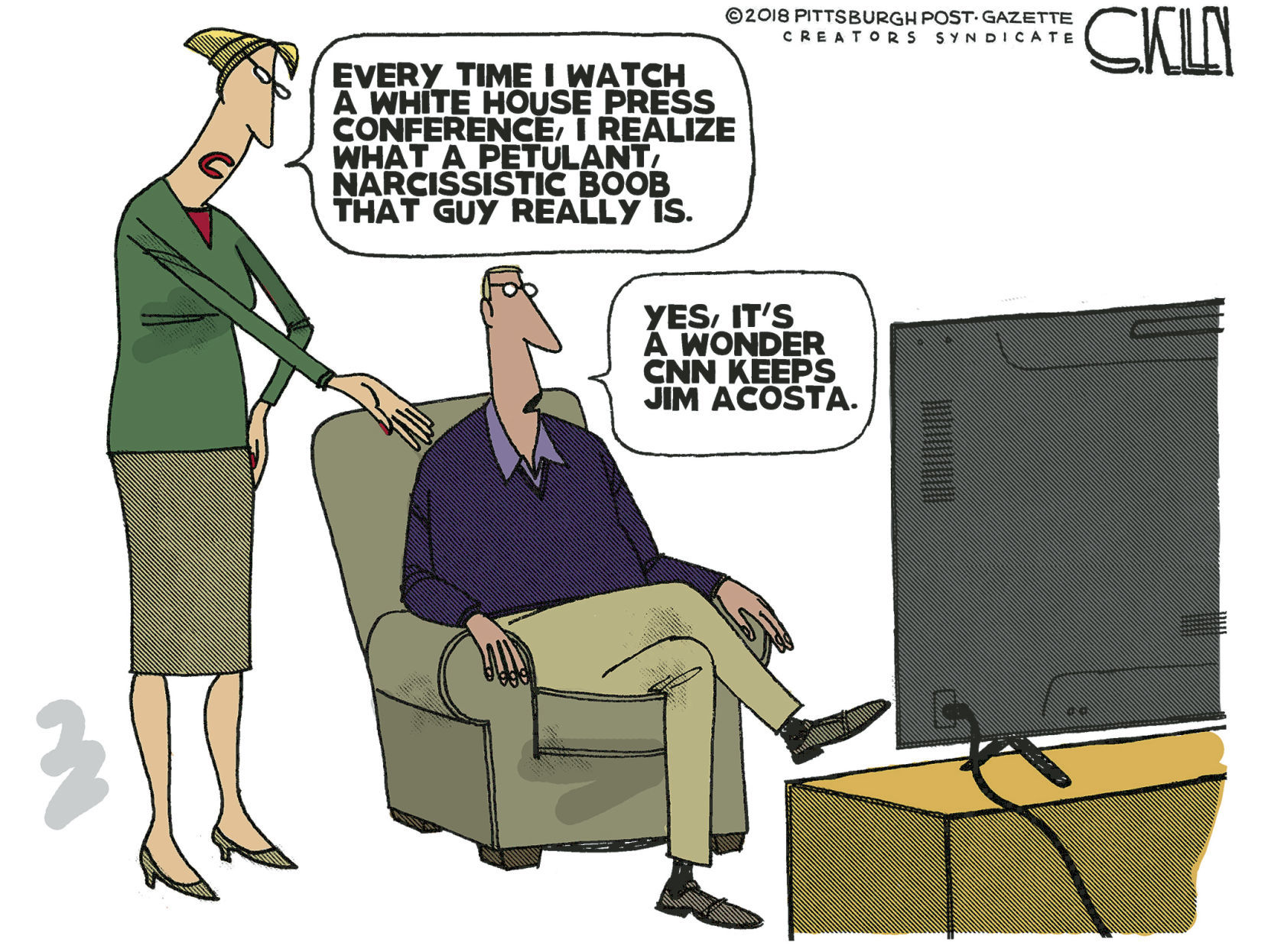 Saturday cartoon